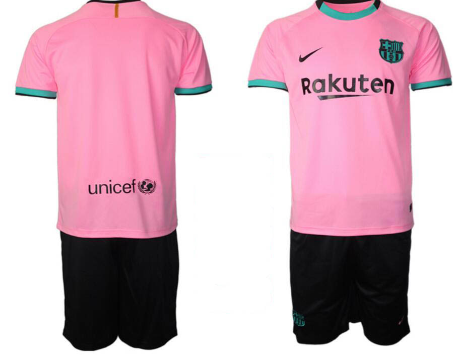 2020-2021 club Barcelona away blnk pink soccer jerseys